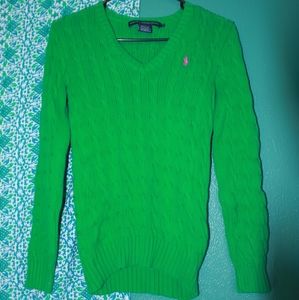 Green Ralph Lauren sweater